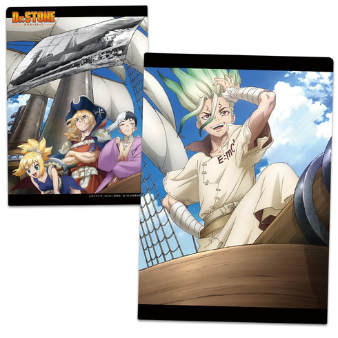 『Dr.STONE』クリアファイル 石神千空&あさぎりゲン&七海龍水&コハク【202510再販】